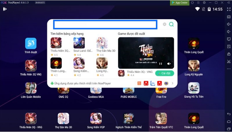 Cài đặt NoxPlayer về máy tính để chơi game Go88